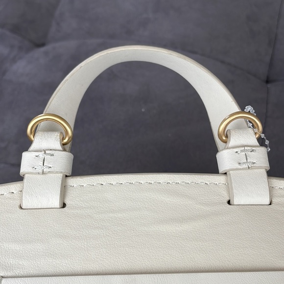 ZAC POSEN ~ Brigette Belted Leather Handbag ~ Swan ~ NWT! - Picture 12 of 12